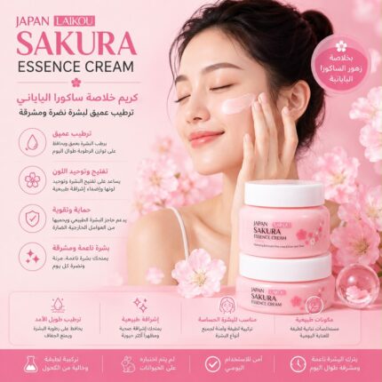 2pcs LAIKOU Japan Sakura Essence Face Cream Cherry Blossom Smoothing Facial Cream Moisturizing Hydration Korean Skin Care